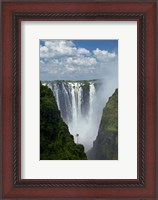 Framed Victoria Falls, Mosi-oa-Tunya, Zimbabwe, Africa