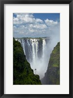 Framed Victoria Falls, Mosi-oa-Tunya, Zimbabwe, Africa