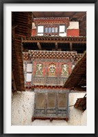 Framed Wangu Phodrang Dzong, Wangdue, Bhutan