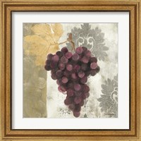 Framed 'Acanthus and Paisley With Grapes  I' border=