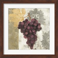 Framed 'Acanthus and Paisley With Grapes  I' border=