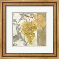 Framed 'Acanthus and Paisley With Grapes II' border=