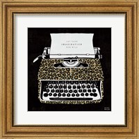 Framed Analog Jungle Typewriter