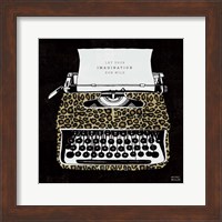 Framed Analog Jungle Typewriter