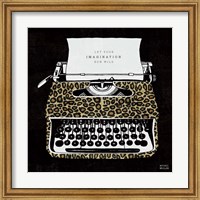 Framed Analog Jungle Typewriter