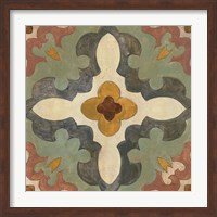 Framed Andalucia Tiles B Color