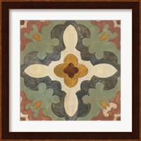 Framed Andalucia Tiles B Color