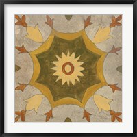 Framed Andalucia Tiles G Color