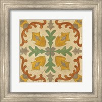 Framed Andalucia Tiles I Color