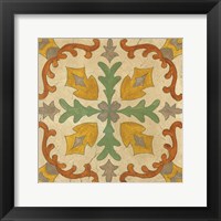 Framed Andalucia Tiles I Color