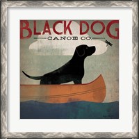 Framed Black Dog Canoe