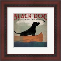 Framed Black Dog Canoe