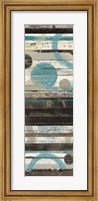 Framed Blue Zephyr Panel