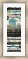 Framed Blue Zephyr Panel