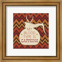 Framed 'Caffeine I' border=