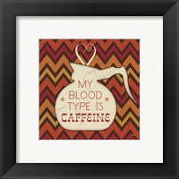 Framed 'Caffeine I' border=