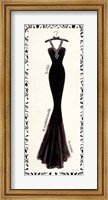 Framed Couture Noir Original III with Border