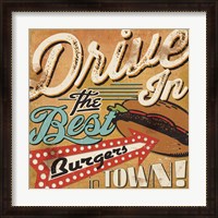 Framed Diners and Drive Ins I