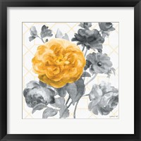 Framed 'Geometric Watercolor Floral II' border=