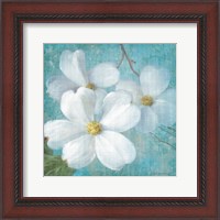 Framed 'Indiness Blossom Square Vintage III' border=