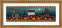 Framed Halloween Eve Crescent Moon