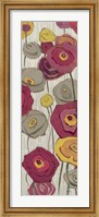 Framed Lemongrass in Plum Panel II