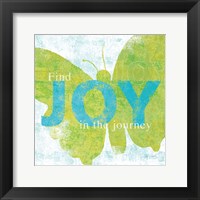 Framed Letterpress Joy