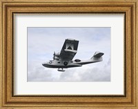 Framed PBY Catalina vintage flying boat