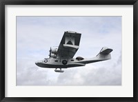 Framed PBY Catalina vintage flying boat