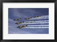 Framed Swedish Air Force Saab jet