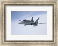 Framed Side View of F/A-18 Hornet of the Finnish Air Force