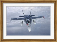 Framed Front View of F/A-18 Hornet of the Finnish Air Force