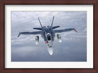 Framed Front View of F/A-18 Hornet of the Finnish Air Force