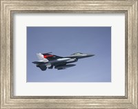 Framed F-16 Fighting Falcon of the Norwegian Air Force