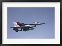 Framed F-16 Fighting Falcon of the Norwegian Air Force