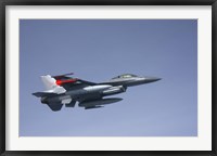 Framed F-16 Fighting Falcon of the Norwegian Air Force