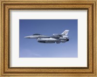 Framed F-16 Fighting Falcon of the Polish Air Force