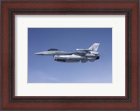 Framed F-16 Fighting Falcon of the Polish Air Force