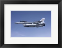 Framed F-16 Fighting Falcon of the Polish Air Force