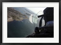 Framed Flying in a Saab J 32 Lansen fighter of the Swedish Air Force Historic Flight