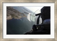 Framed Flying in a Saab J 32 Lansen fighter of the Swedish Air Force Historic Flight