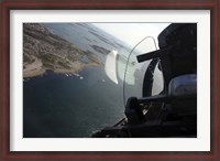 Framed Flying in a Saab J 32 Lansen fighter of the Swedish Air Force Historic Flight
