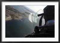 Framed Flying in a Saab J 32 Lansen fighter of the Swedish Air Force Historic Flight