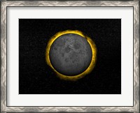 Framed Total eclipse of the Sun