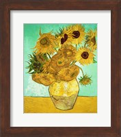 Framed Sunflowers, 1888