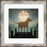 Framed Moonrise Yellow Dog