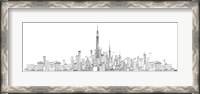 Framed New York Skyline