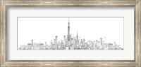 Framed New York Skyline