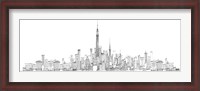 Framed New York Skyline