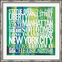Framed New York City Life Patterns I